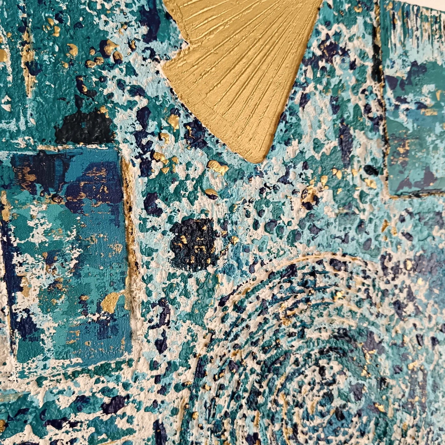 Peinture abstraite sur toile "Numéro 109" 80x80cm