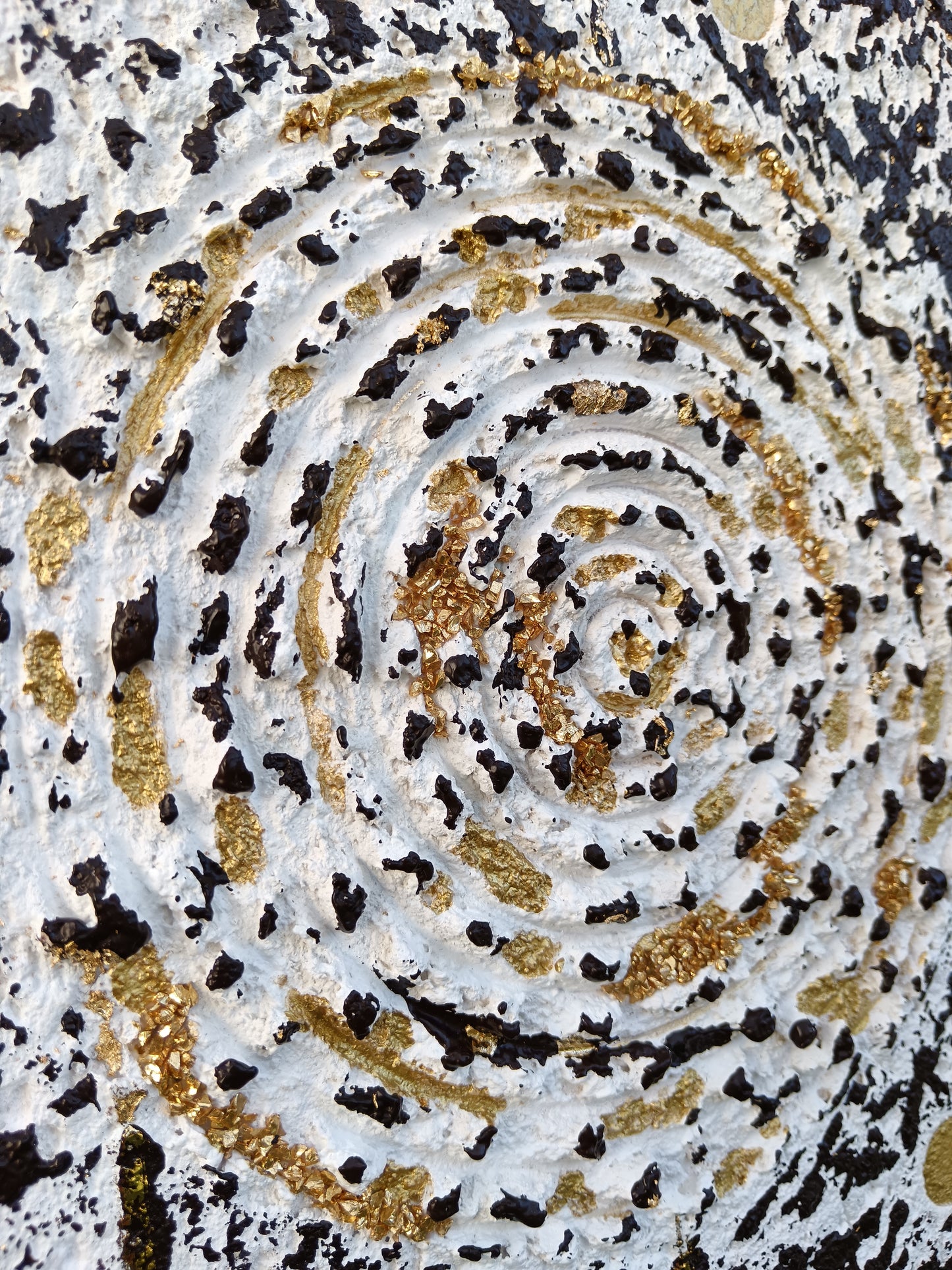 Peinture abstraite sur toile "Numéro 114" 100x50cm