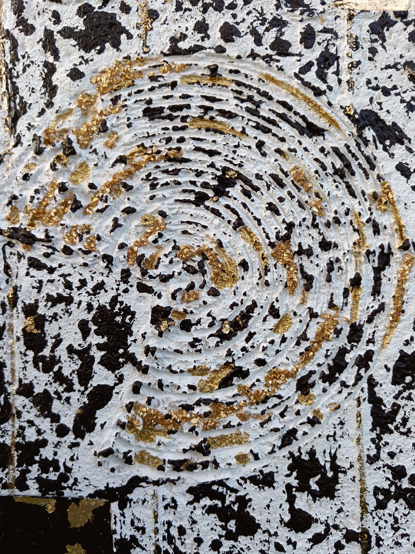 Peinture abstraite sur toile "Numéro 114" 100x50cm