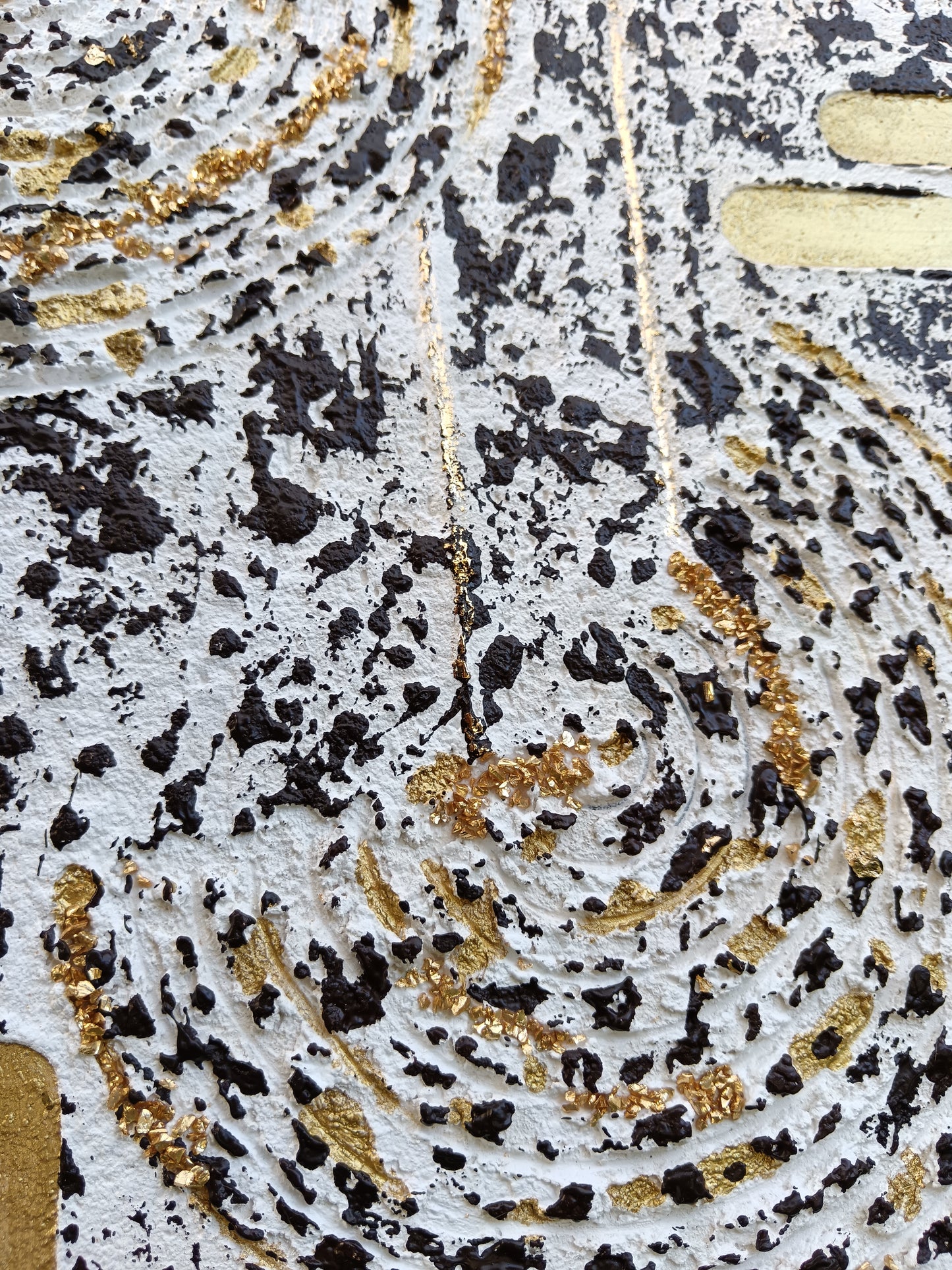 Peinture abstraite sur toile "Numéro 114" 100x50cm