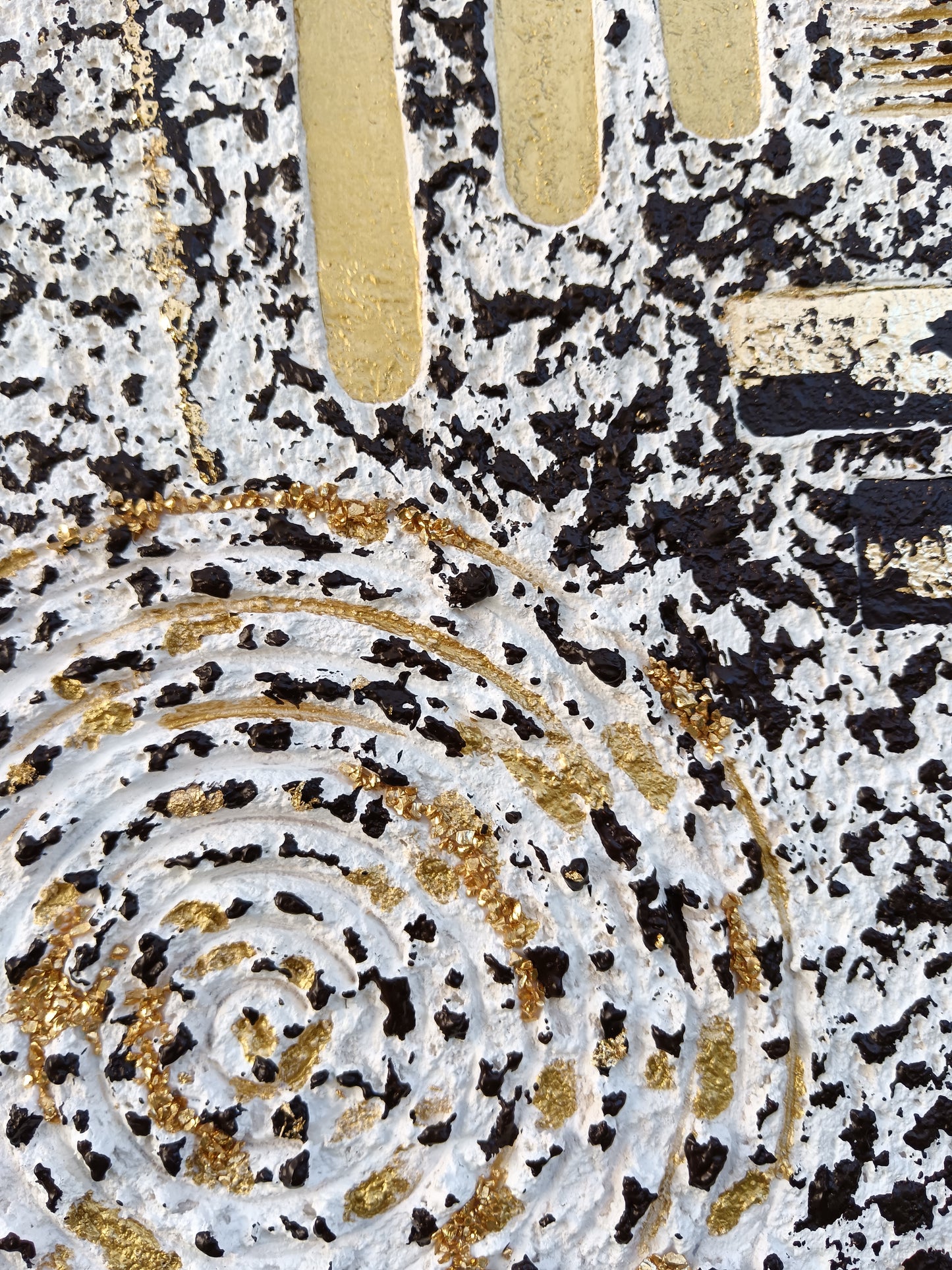 Peinture abstraite sur toile "Numéro 114" 100x50cm