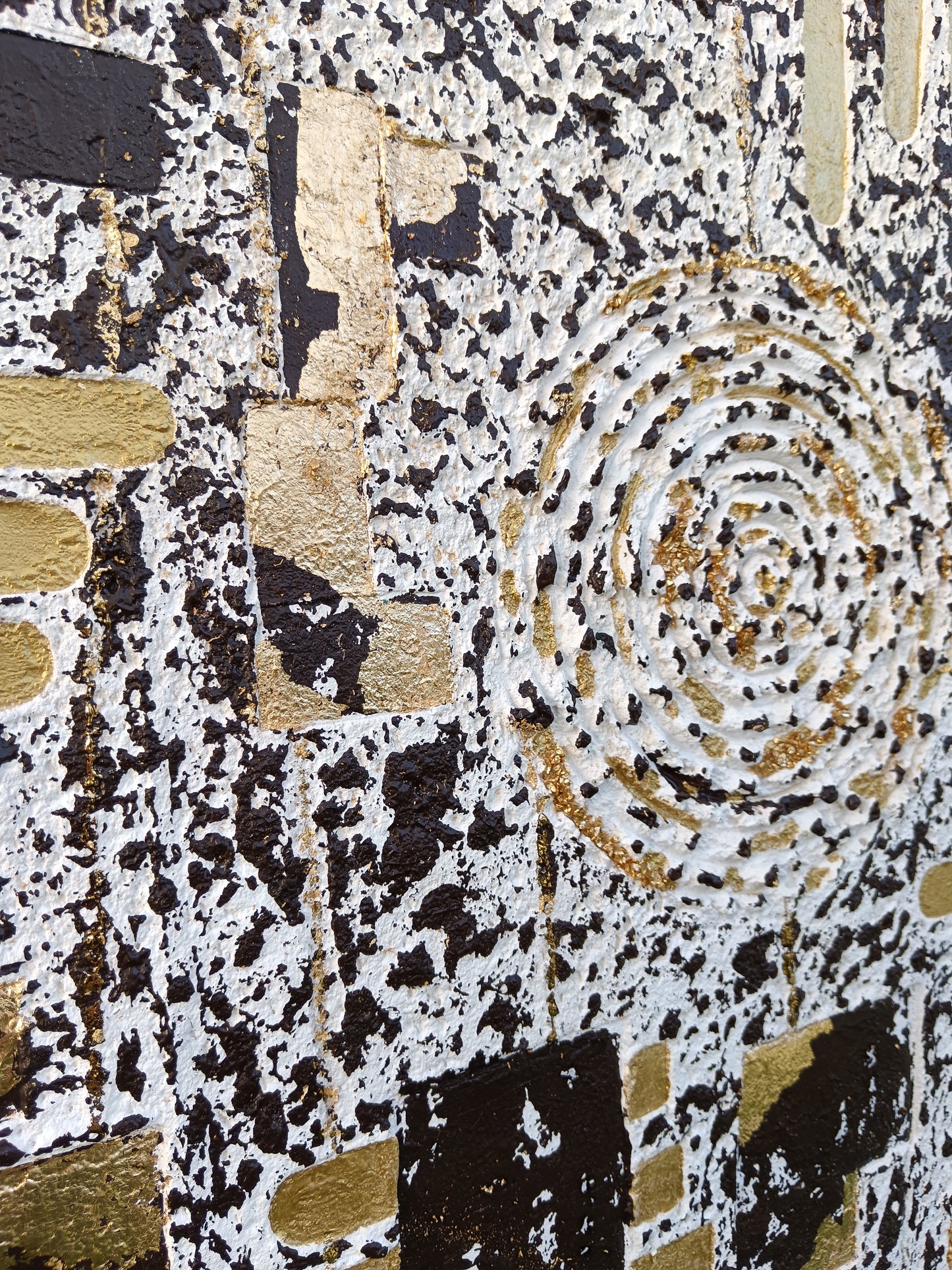Peinture abstraite sur toile "Numéro 114" 100x50cm